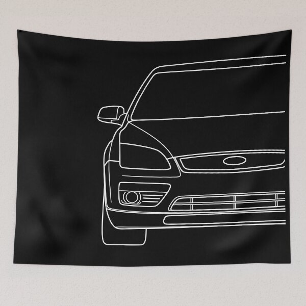 Item preview, Ford Focus MK2 2004-2008 white lines designed and sold by EdimDesign.