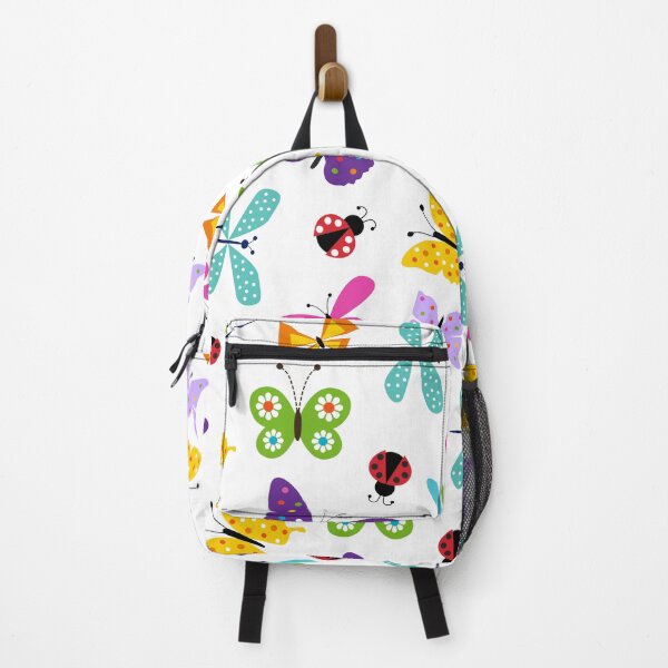 Item preview, Cute butterflies and ladybugs pattern designed and sold by GoDesign1.