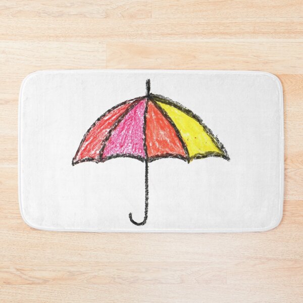 Item preview, Umbrella, crayon Umbrella drawing, rain, bumber shoot, Parasol, umbrella kids drawing, designed and sold by Nostrathomas66.