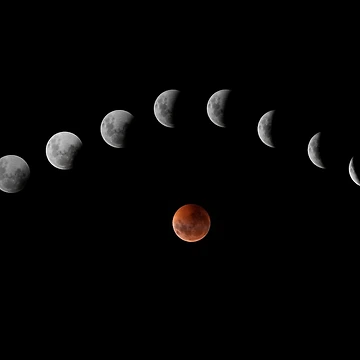 Artwork thumbnail, Lunar eclipse by Rafael Serrano Esguerra