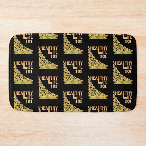 Item preview, Healthy Life 101 - Motivational Typography designed and sold by SBWorld.