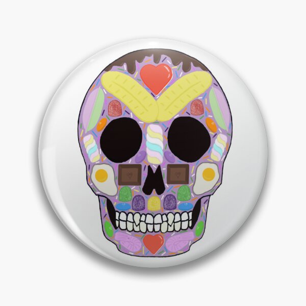 Item preview, ‘Candy’ Skull designed and sold by AmysHandcrafts.
