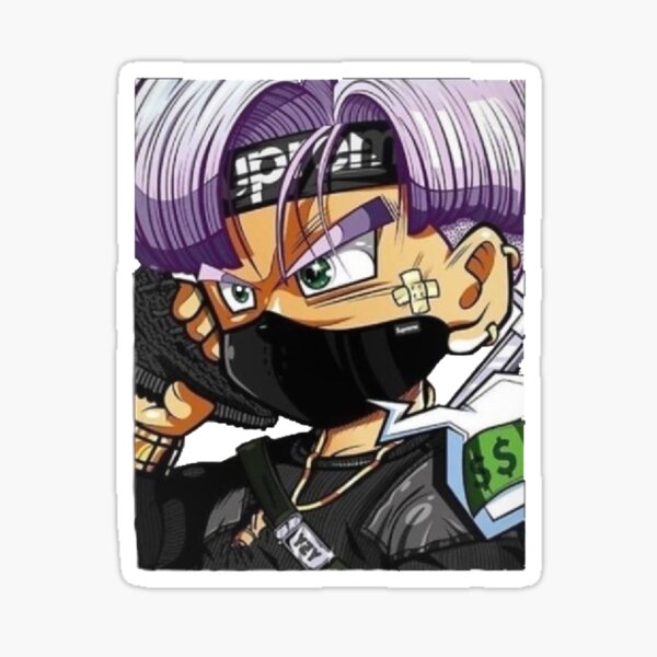 Future Trunks Imperfect Cell Saga Dragon Ball Super - Dragon Ball Gt Kid Goku  Pan Trunks - Sticker