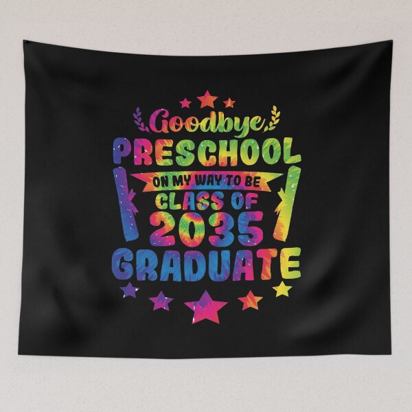 Item preview, Goodbye Preschool Class Of 2035 Graduate Preschool Tie dye designed and sold by Fislux.