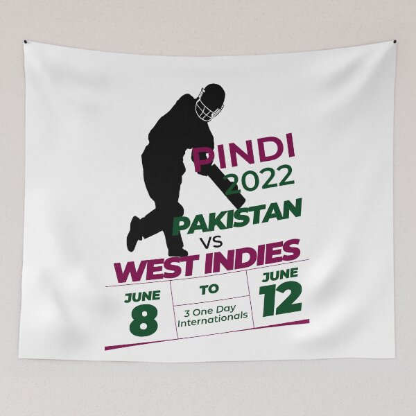 Item preview, Pakistan v West Indies Cricket One Day Internationals Pindi 2022 designed and sold by MimsTees.