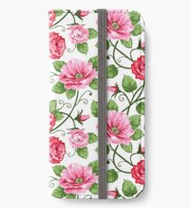 Floral Textile Art - 16 iPhone Wallet/Case/Skin