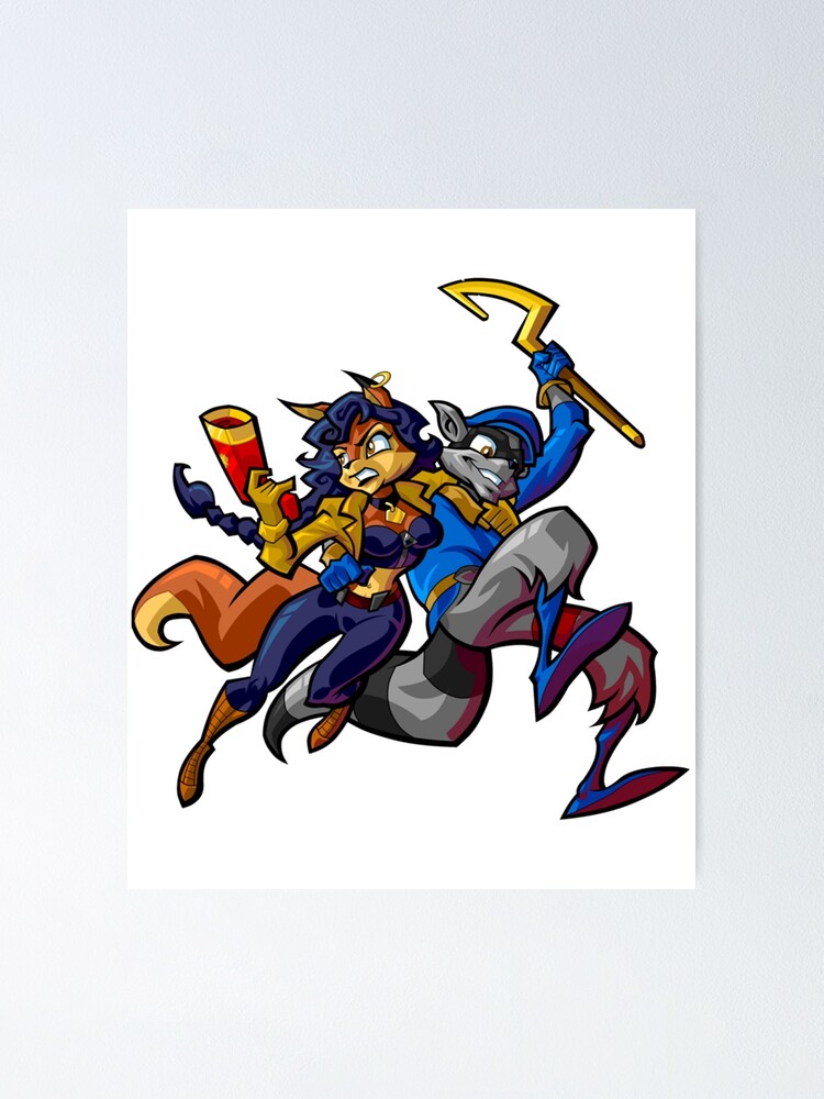 Sly Cooper Artwork Playstation Poster Premium Semi-glossy 