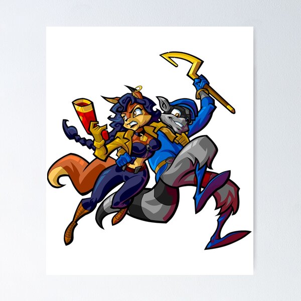 Poster for a sly cooper 2 speed run event