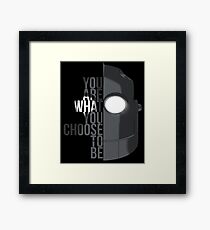 Wise Choice is necessary Framed Print
