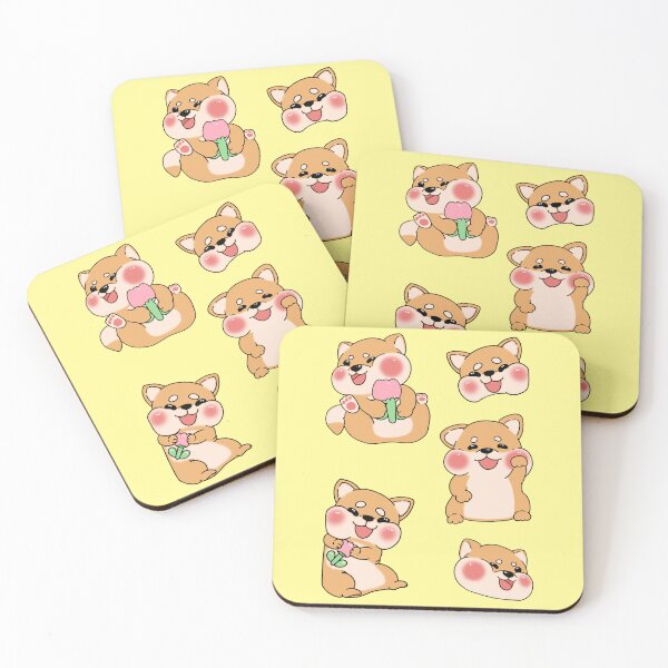 Item preview, Cute Kawaii Chubby Chonky Dog Shiba Inu Corgi Doge Set designed and sold by Annisa Yuwanda.