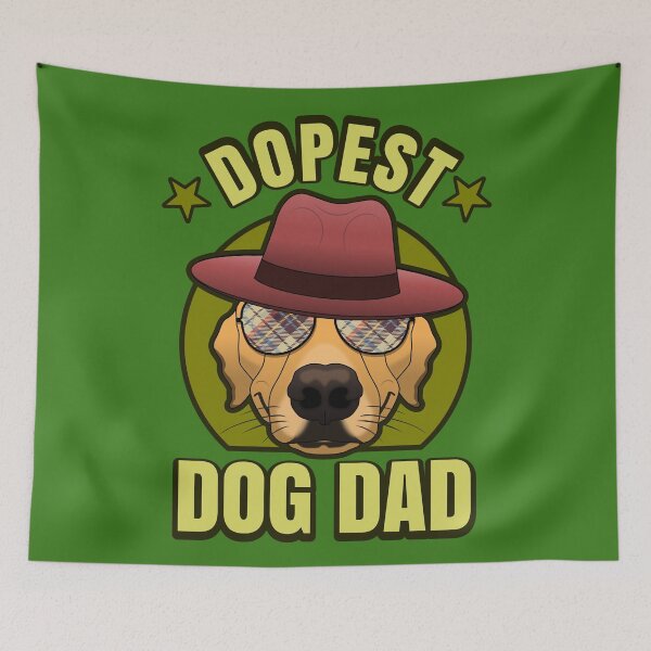 Item preview, Dopest Dog Dad Funny Cool Puppy Father designed and sold by Rongway76.
