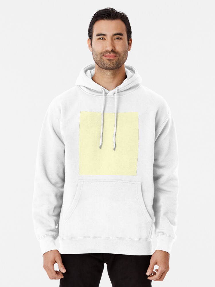 Cream Yellow Pullover Hoodie