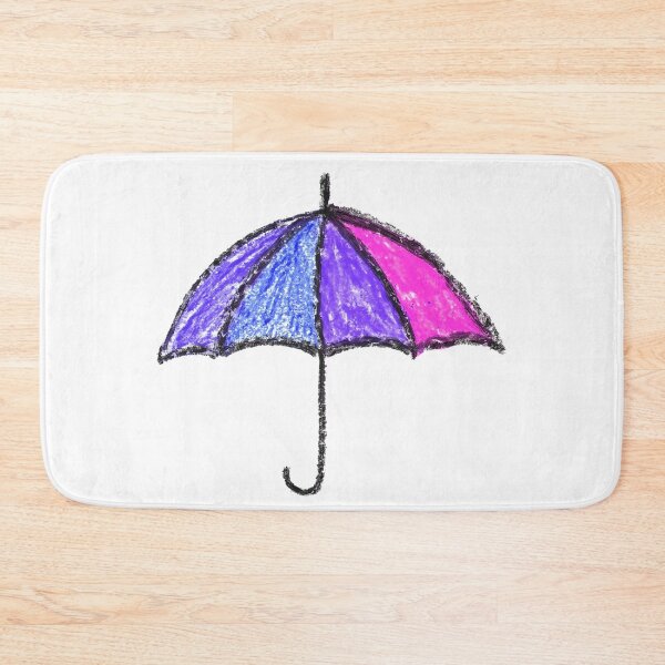 Item preview,  Umbrella, crayon Umbrella drawing, rain, bumber shoot, Parasol, umbrella kids drawing, designed and sold by Nostrathomas66.