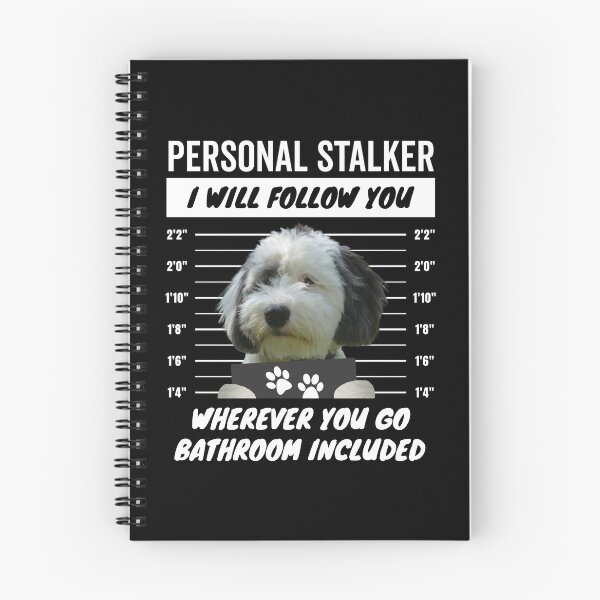Item preview, Personal Stalker Dog – Sheepadoodle designed and sold by More Cute Dogs.