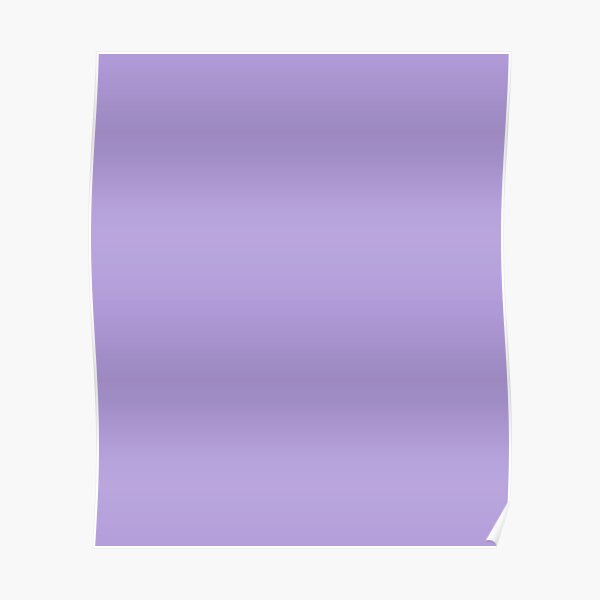 Light Pastel Purple Violet Poster