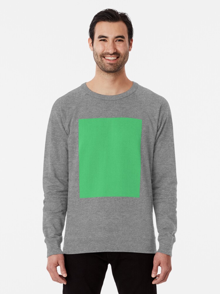 emerald green sweatshirt