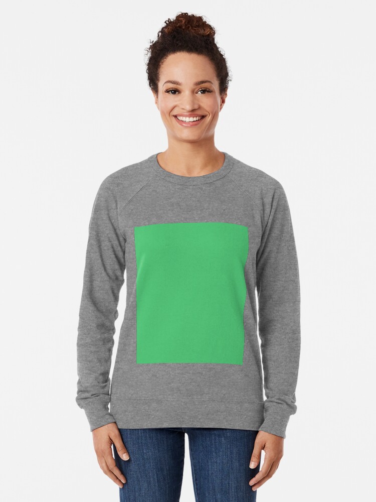 emerald green sweatshirt