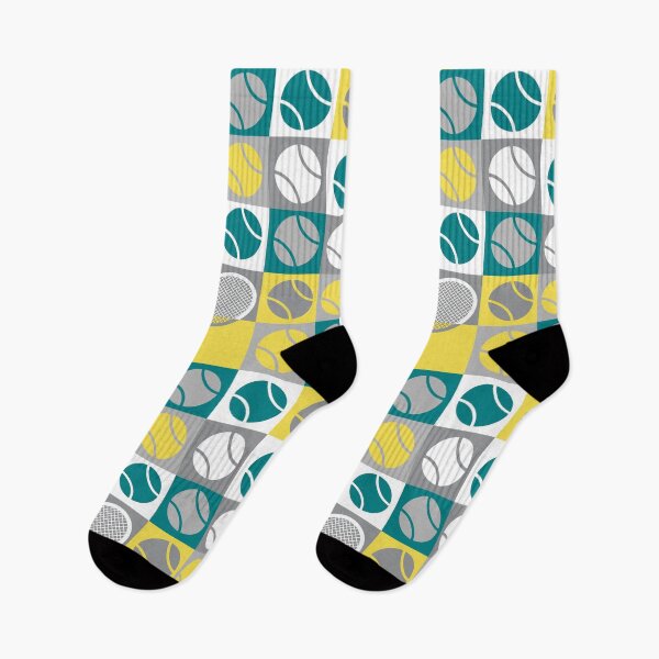 Item preview, Tennis balls on green, yellow and grey  designed and sold by EvieWoj.