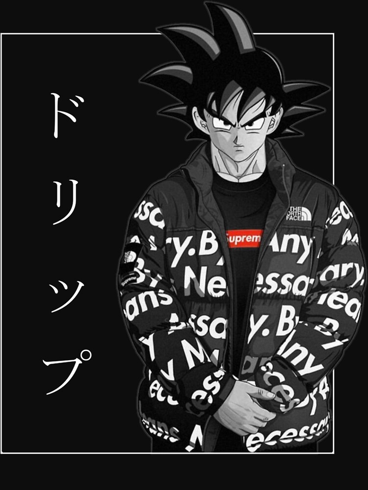 Goku Drip Classic T-Shirt Mounted Print for Sale by ANTHONYSA88