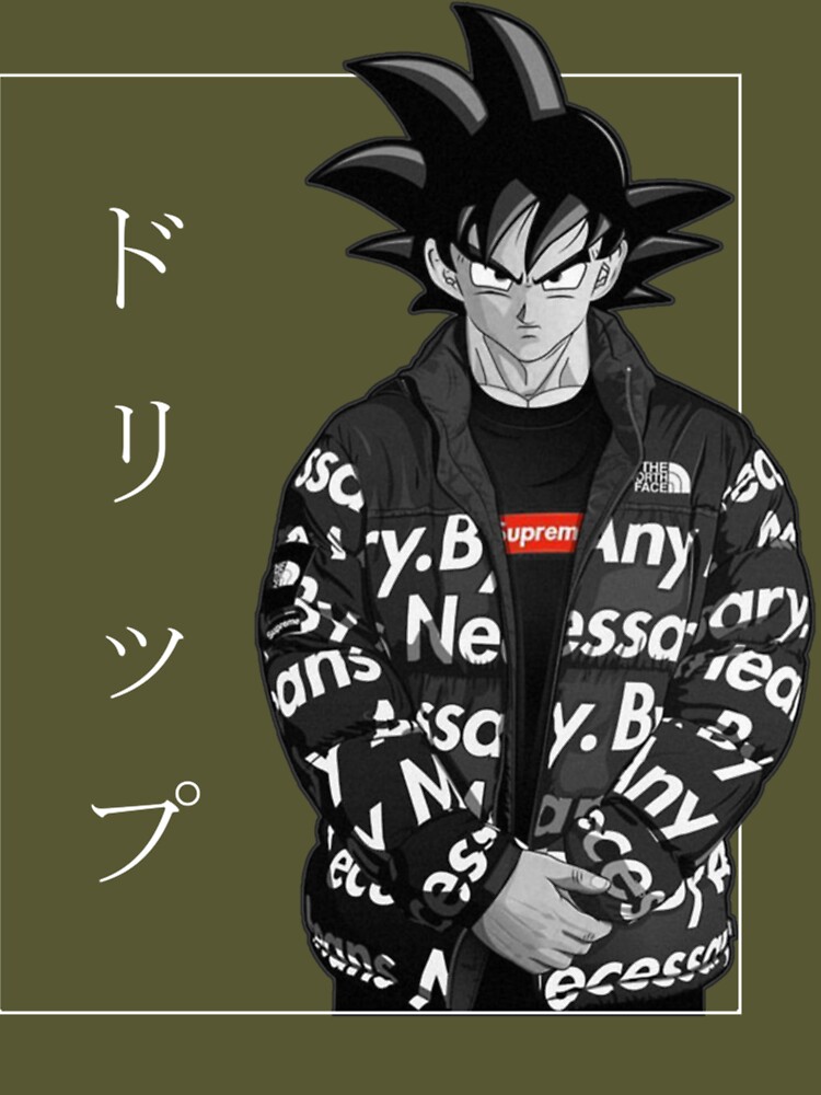 Goku Drip Classic T-Sh Sticker for Sale by petitehlw