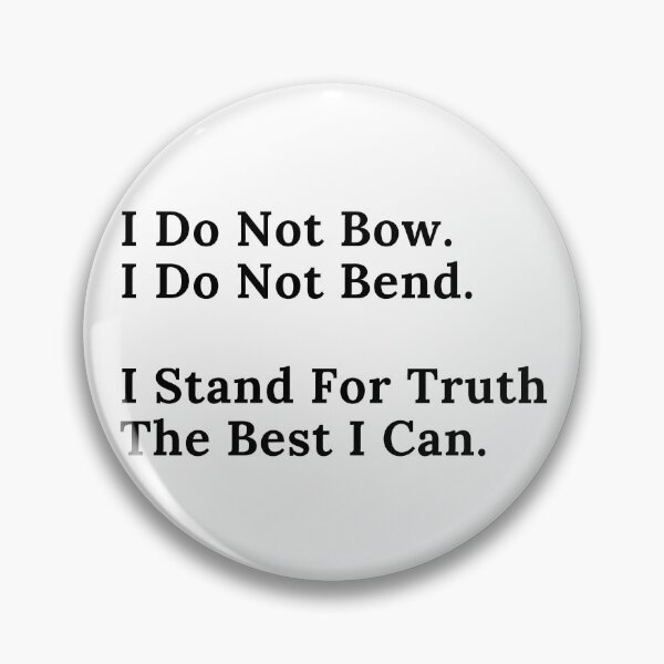 Item preview, I Do Not Bow - Black Text designed and sold by TheKnightWriter.
