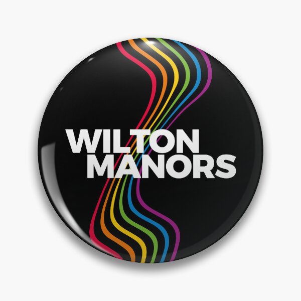 Item preview, Wilton Manors rainbow LGBT flag pride month 2023 designed and sold by retrippy.