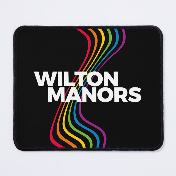 Item preview, Wilton Manors rainbow LGBT flag pride month 2023 designed and sold by retrippy.