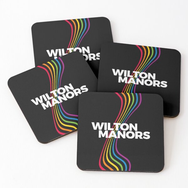 Item preview, Wilton Manors rainbow LGBT flag pride month 2023 designed and sold by retrippy.