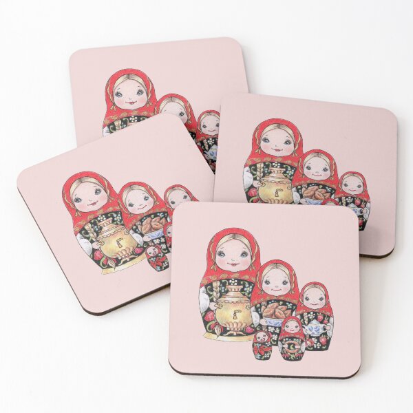 Item preview, Matryoshka doll set portrait designed and sold by Katerina Makarova.
