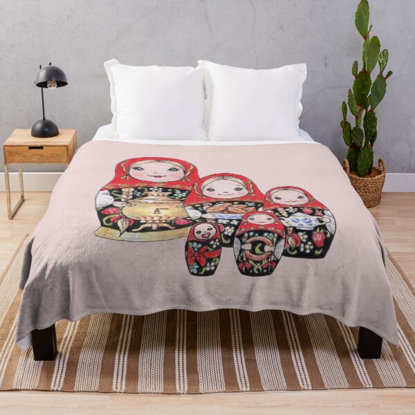 Item preview, Matryoshka doll set portrait designed and sold by Katerina Makarova.