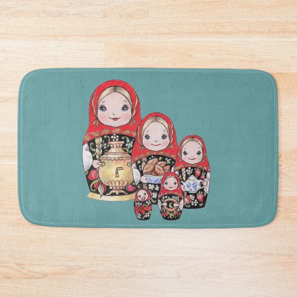 Item preview, Matryoshka doll set portrait designed and sold by Katerina Makarova.
