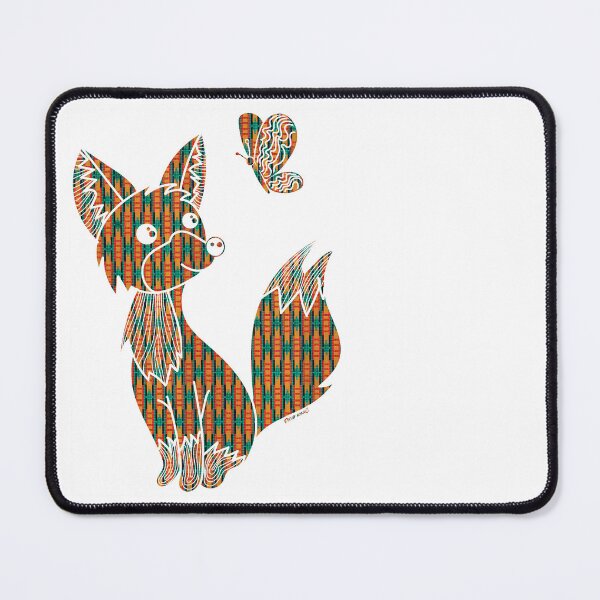 Item preview, The fox Gaheris and the butterfly designed and sold by PolairmozaiC.