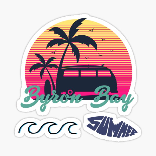 Item preview, Byron bay, Australia sunset designed and sold by Paperfly Studio.