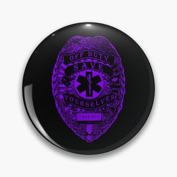 Item preview, Off Duty Save Yourselves PURPLE Funny EMT Nurse Paramedic designed and sold by BOBSMITHHHHH.