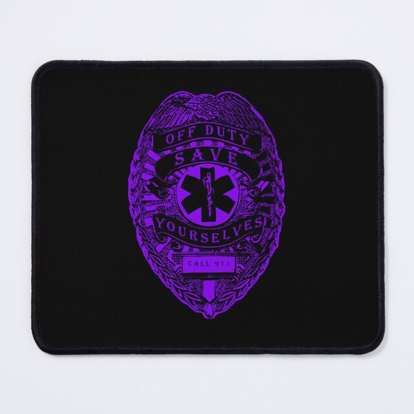 Item preview, Off Duty Save Yourselves PURPLE Funny EMT Nurse Paramedic designed and sold by BOBSMITHHHHH.