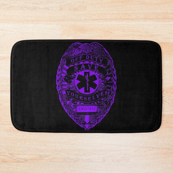 Item preview, Off Duty Save Yourselves PURPLE Funny EMT Nurse Paramedic designed and sold by BOBSMITHHHHH.