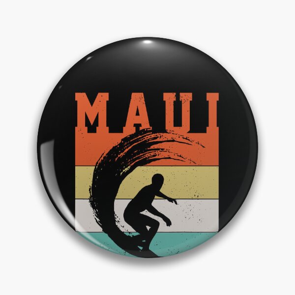 Artikelvorschau, Surfendes Maui-Weinlese-Brandungs-Hawaii-Insel-Surfer entworfen und verkauft von ShaneGuzman.