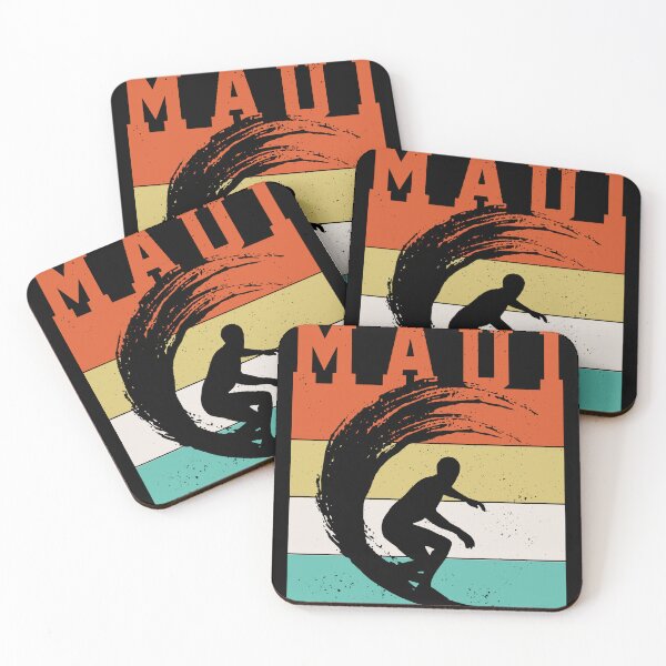 Item preview, Maui Surfing Vintage Surf Hawaiian Islands Surfer designed and sold by ShaneGuzman.