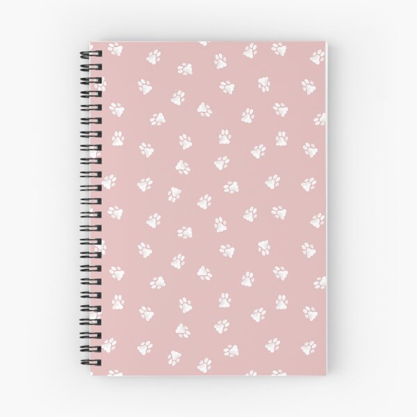 Item preview, Posh pink paws prints, watercolour cat dog paws pattern designed and sold by RoseMaryWP.