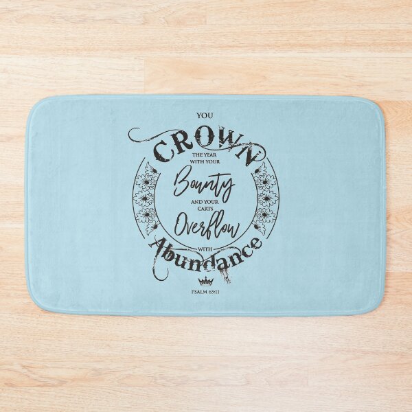 Item preview, Crown the year - Ps 65:11 - Spun sugar designed and sold by AbideApparel.