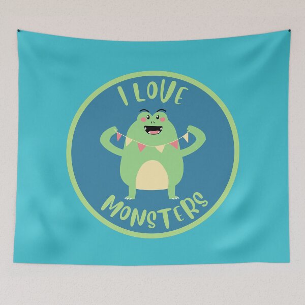 Item preview, I Love Monsters designed and sold by GasconyPassion.