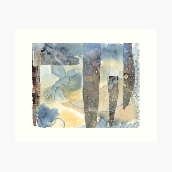 mixed media wall art Art Print