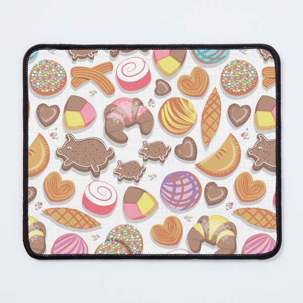 Item preview, Mexican Sweet Bakery Frenzy // white background // pastel colors pan dulce designed and sold by SelmaCardoso.