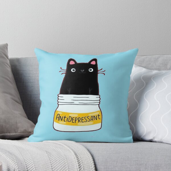 Item preview, Antidepressant Cat  T-Shirt designed and sold by SimonaStraub.