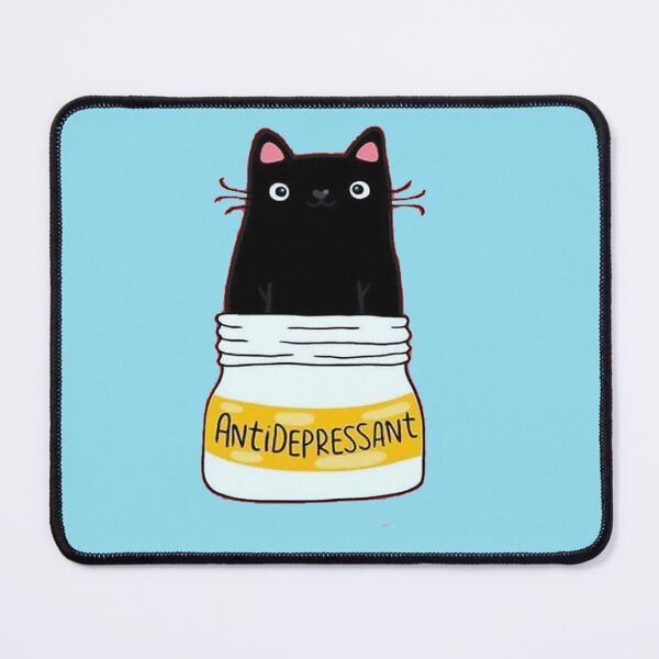 Item preview, Antidepressant Cat  T-Shirt designed and sold by SimonaStraub.