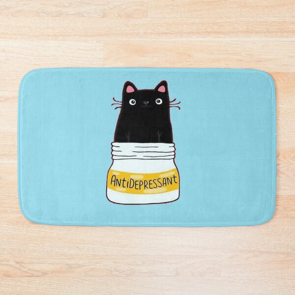 Item preview, Antidepressant Cat  T-Shirt designed and sold by SimonaStraub.