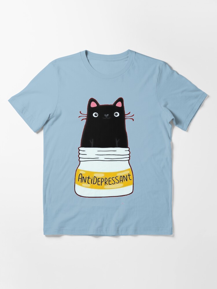 antidepressant cat t shirt