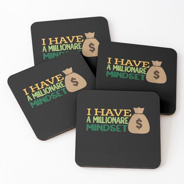 Item preview, I Have A Millionaire Mindset, Work Harder To Grow Wealth Self-Improvement designed and sold by ghostsanda.