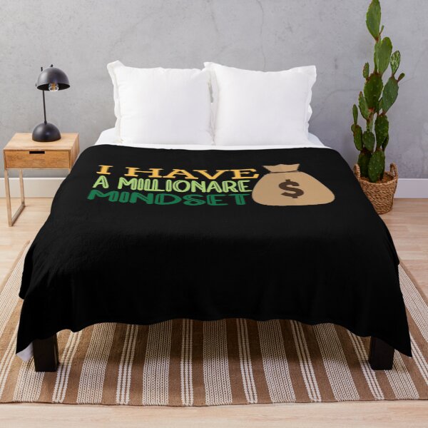 Item preview, I Have A Millionaire Mindset, Work Harder To Grow Wealth Self-Improvement designed and sold by ghostsanda.