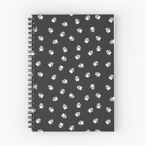 Item preview, Posh black and white paws prints, watercolour cat dog paws pattern designed and sold by RoseMaryWP.